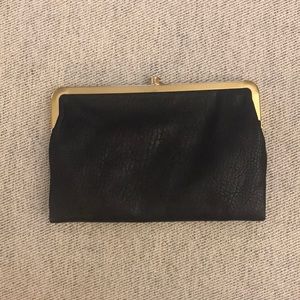 Black and gold wallet / clutch
